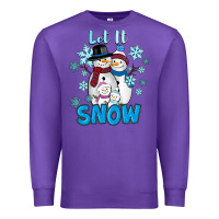 Purple Let It Snow Premium Sweatshirt - RanaPortraitStore