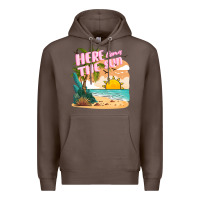 Coffee here comes the sun Premium Hoodie - JahusDesignShop