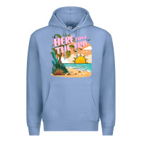 Colony Blue here comes the sun Premium Hoodie - JahusDesignShop