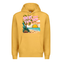 Mustard here comes the sun Premium Hoodie - JahusDesignShop
