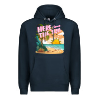Navy here comes the sun Premium Hoodie - JahusDesignShop