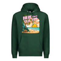 Sports Green here comes the sun Premium Hoodie - JahusDesignShop