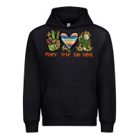 Black peace love san judas Urban Hoodie - JahusDesignShop