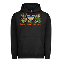 Pigment Black peace love san judas Urban Hoodie - JahusDesignShop
