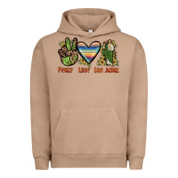 Pigment Burro peace love san judas Urban Hoodie - JahusDesignShop
