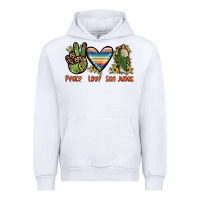 White peace love san judas Urban Hoodie - JahusDesignShop