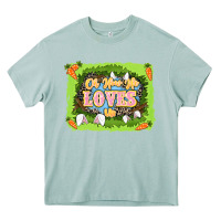 Oh How He Loves Us Easter Day Heavy Core Tee | Teevron