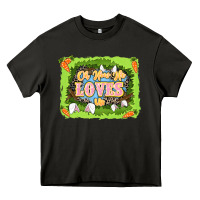 Asphalt Oh how he loves us Easter Day Heavy Core Tee - LillyAllenDesigns