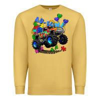 Antique Gold monster truck au some Premium Sweatshirt - Zillion Design Studio
