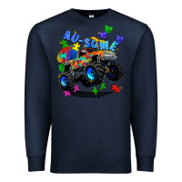 Navy monster truck au some Premium Sweatshirt - Zillion Design Studio