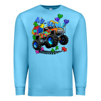 Ocean Blue monster truck au some Premium Sweatshirt - Zillion Design Studio