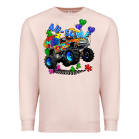 Pale Pink monster truck au some Premium Sweatshirt - Zillion Design Studio