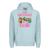 Blue Mist the homebody club Premium Hoodie - JahusDesignShop