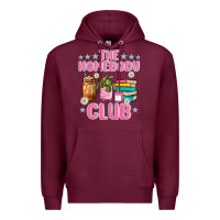 Burgundy the homebody club Premium Hoodie - JahusDesignShop