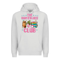 Dove Grey the homebody club Premium Hoodie - JahusDesignShop