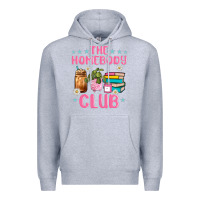 Heather Grey the homebody club Premium Hoodie - JahusDesignShop