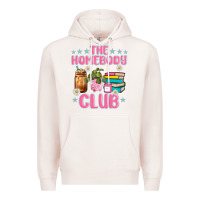 Pale Pink the homebody club Premium Hoodie - JahusDesignShop