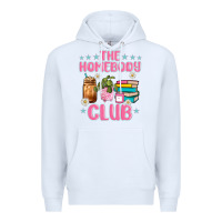 White the homebody club Premium Hoodie - JahusDesignShop