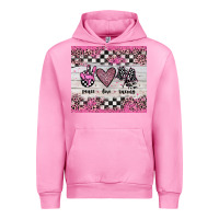 Fuchsia Pink peace love racing Urban Hoodie - JahusDesignShop