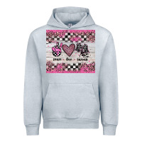 Heather Grey peace love racing Urban Hoodie - JahusDesignShop