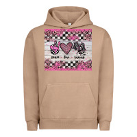 Pigment Burro peace love racing Urban Hoodie - JahusDesignShop