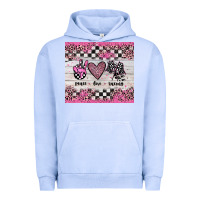 Pigment Grape Ice peace love racing Urban Hoodie - JahusDesignShop