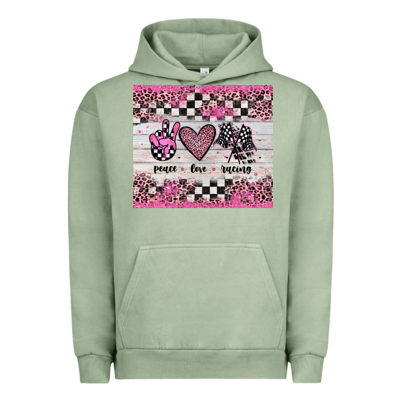 Peace Love Racing Urban Hoodie by JahusDesignShop | Teevron