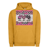 Pigment Peanut Butter peace love racing Urban Hoodie - JahusDesignShop