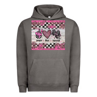 Pigment Tornado peace love racing Urban Hoodie - JahusDesignShop