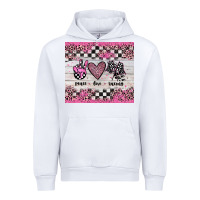 White peace love racing Urban Hoodie - JahusDesignShop