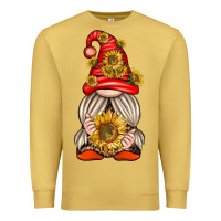 Antique Gold western gnome with sunflowers Premium Sweatshirt - texasbilliewilder