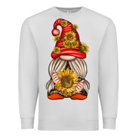 Western Gnome With Sunflowers Premium Sweatshirt | Teevron