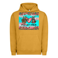 Pigment Peanut Butter peace love pitbull Urban Hoodie - JahusDesignShop