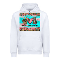 White peace love pitbull Urban Hoodie - JahusDesignShop