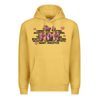 Antique Gold she is mom compliment words Premium Hoodie - JahusDesignShop