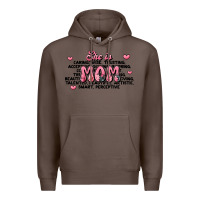 Coffee she is mom compliment words Premium Hoodie - JahusDesignShop