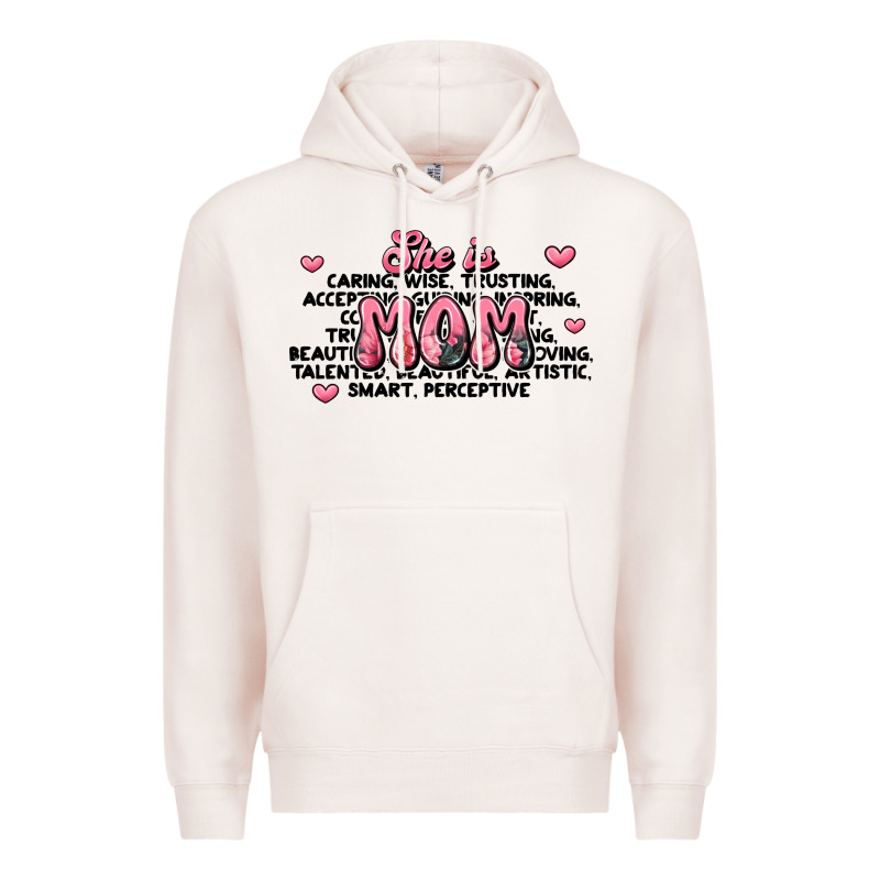 She Is Mom Compliment Words Premium Hoodie by JahusDesignShop | Teevron
