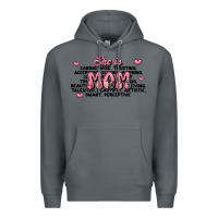 Rock she is mom compliment words Premium Hoodie - JahusDesignShop
