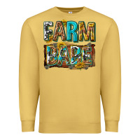 Antique Gold western farm babe Premium Sweatshirt - texasbilliewilder