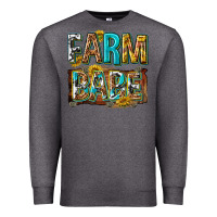 Charcoal Heather western farm babe Premium Sweatshirt - texasbilliewilder