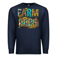Navy western farm babe Premium Sweatshirt - texasbilliewilder