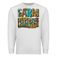 Oatmeal Heather western farm babe Premium Sweatshirt - texasbilliewilder