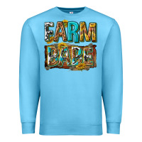 Ocean Blue western farm babe Premium Sweatshirt - texasbilliewilder