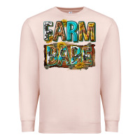 Pale Pink western farm babe Premium Sweatshirt - texasbilliewilder