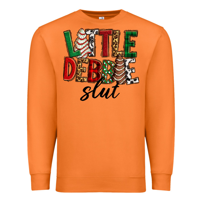 Little Debbie Slut Christmas Premium Sweatshirt by RanaPortraitStore | Teevron