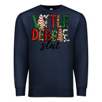 Navy Little debbie slut Christmas Premium Sweatshirt - RanaPortraitStore