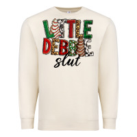 Sandshell Little debbie slut Christmas Premium Sweatshirt - RanaPortraitStore