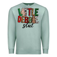 Seafoam Little debbie slut Christmas Premium Sweatshirt - RanaPortraitStore