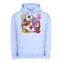 Pigment Grape Ice nurse  summer Urban Hoodie - AdoDesignShop
