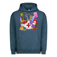 Pigment Midnight Navy nurse  summer Urban Hoodie - AdoDesignShop